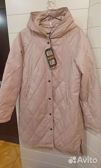 Пальто новое стёганое демисезон Россия 50-54