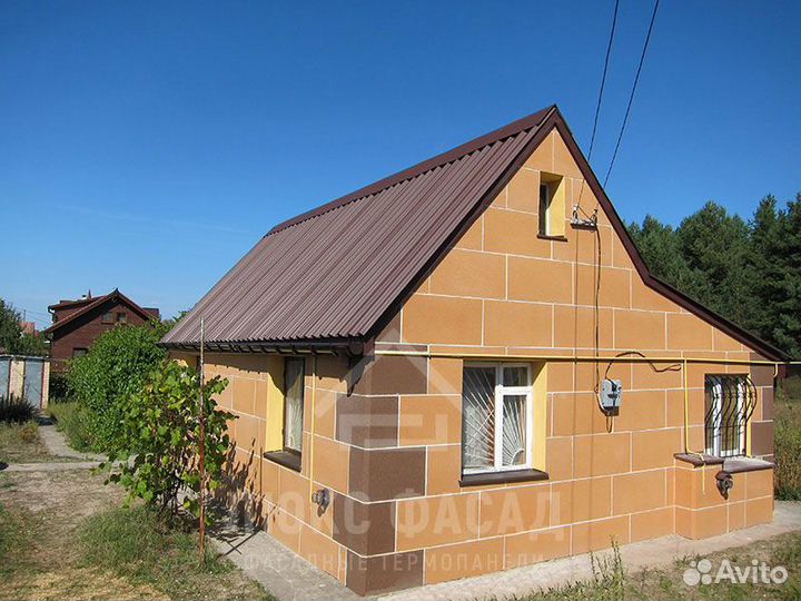 Фасадные панели с гибким камнем 3 в 1