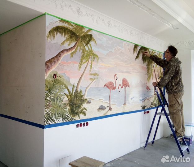 Декоративная штукатурка, отделочные работы