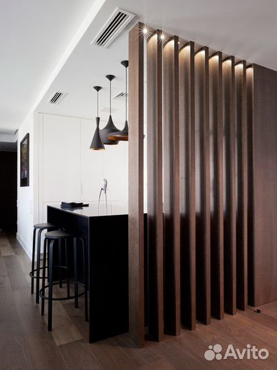 Декоративные рейки под ключ