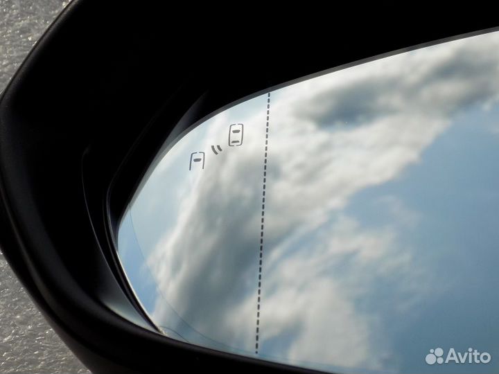 Водительское зеркало Lexus Rx черное 2015-2023