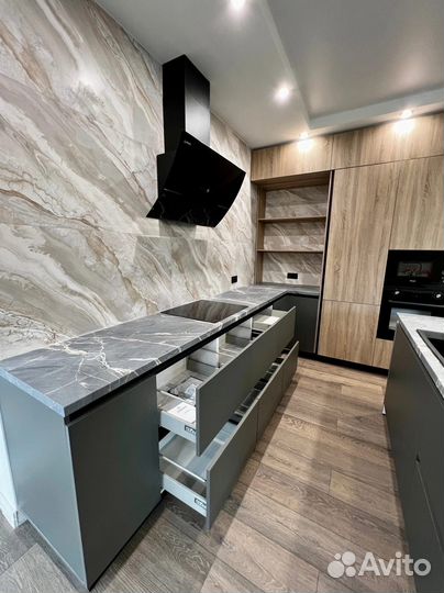 Прямой Кухонный гарнитур на заказ