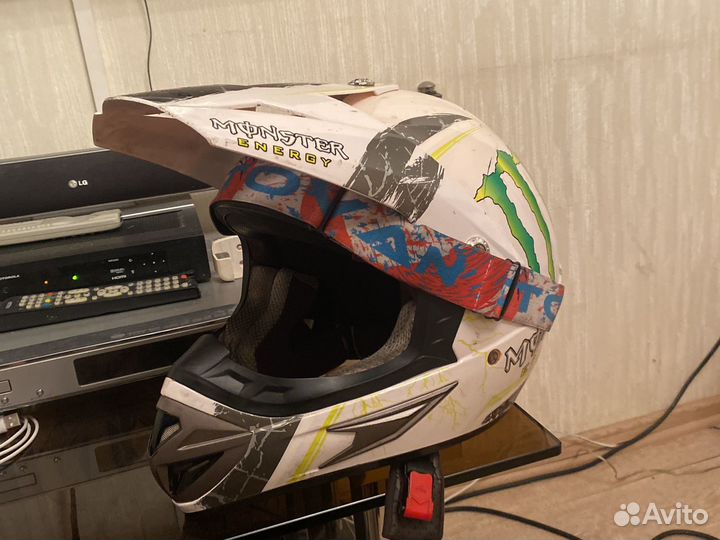 Шлем кроссовый бу