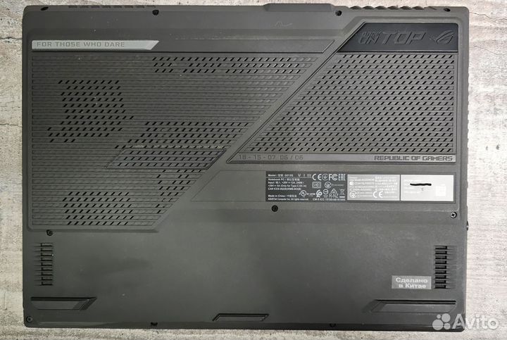 Игровой ноутбук asus rog strix g15