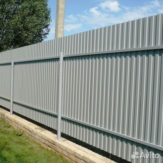 Забор из профнастила
