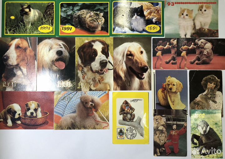 Календарики СССР