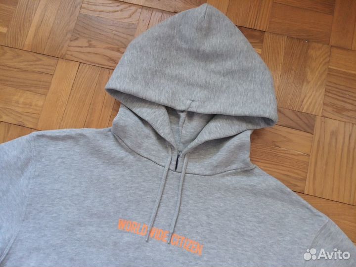 Толстовка H&M WorldWide Citizen Hoodie Grey р.M(L)