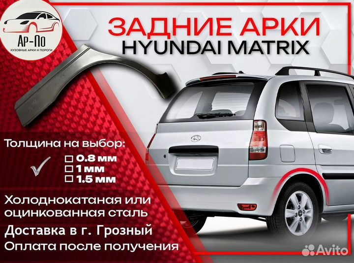 Ремонтные арки на Hyundai Matrix