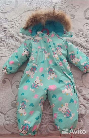 Зимний комбинезон для девочки