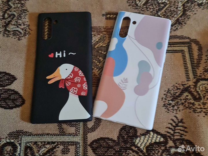 2 чехла на телефон samsung not 10