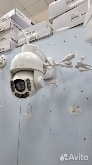 Уличная поворотная 4G/GSM видеокамера