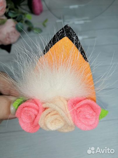 Ушки лисы (заколки, ободок)