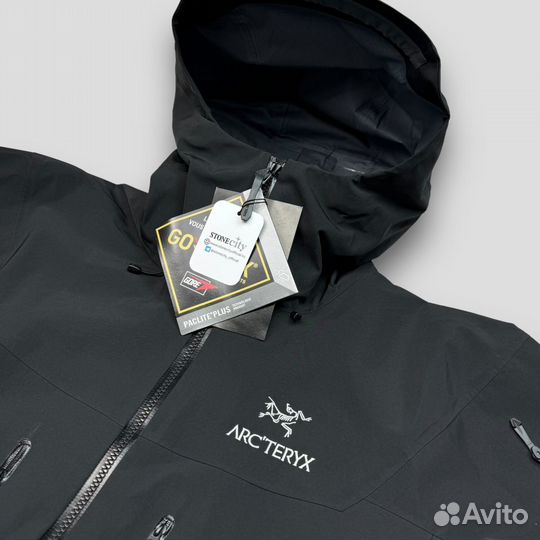 Ветровка Arcteryx Alpha SV черная (M-XXL)