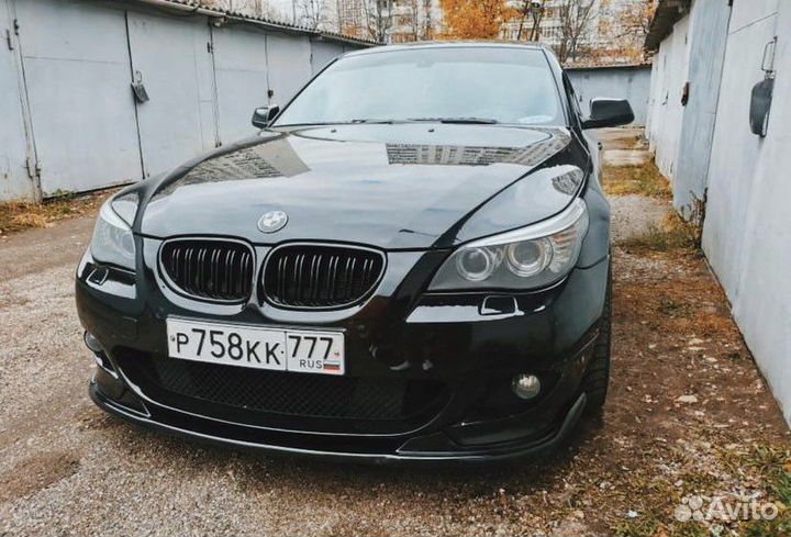 Передняя накладка на передний бампер для bmw e60 m