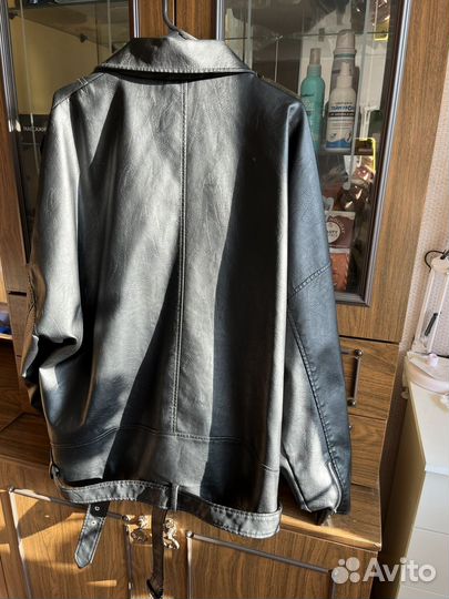 Куртка кожаная женская 56-58