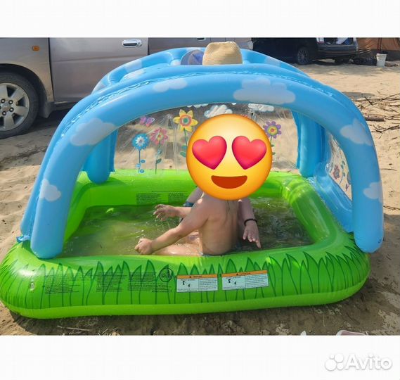 Продам бассейн с козырьком