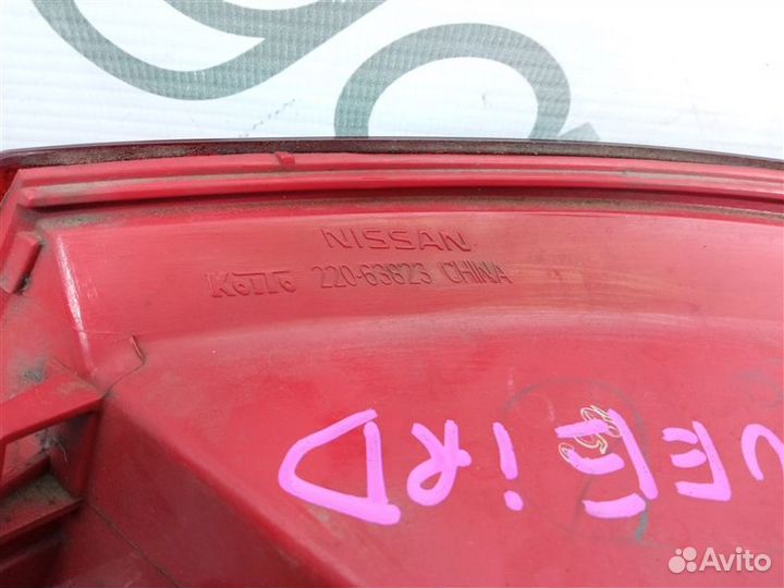 Стоп-сигнал задний левый Nissan Bluebird Sylphy