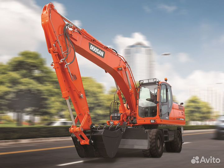 Колёсный экскаватор DOOSAN DX190WA, 2023