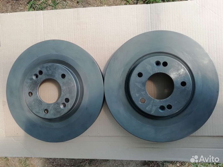 Тормозные диски, передние, на Hyundai Santa Fe/Kia