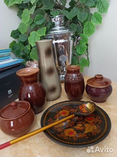 Керамика Кувшин кринка горшочки ваза тарелка СССР