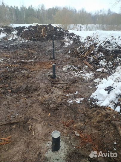 Винтовые сваи для дома/Точный монтаж винтовых свай