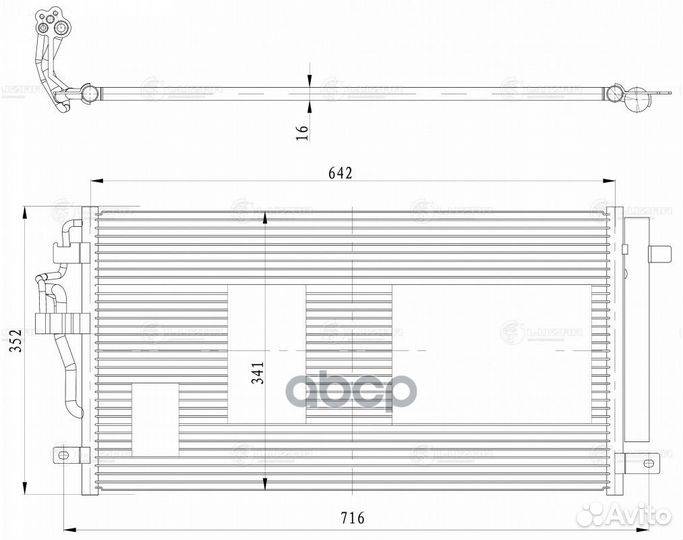 Радиатор кондиц. для а/м Geely Coolray (19) 1