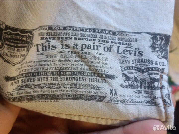 Джинсы мужские levis 501