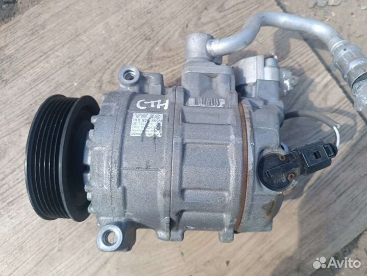 Компрессор кондиционера volkswagen passat b6 (2005 - 2010) 1k0820859m