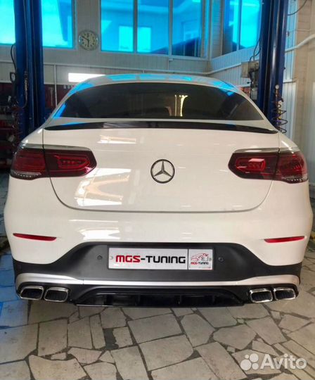 Обвес на Mercedes Benz GLC-Coupe стиль 63 AMG