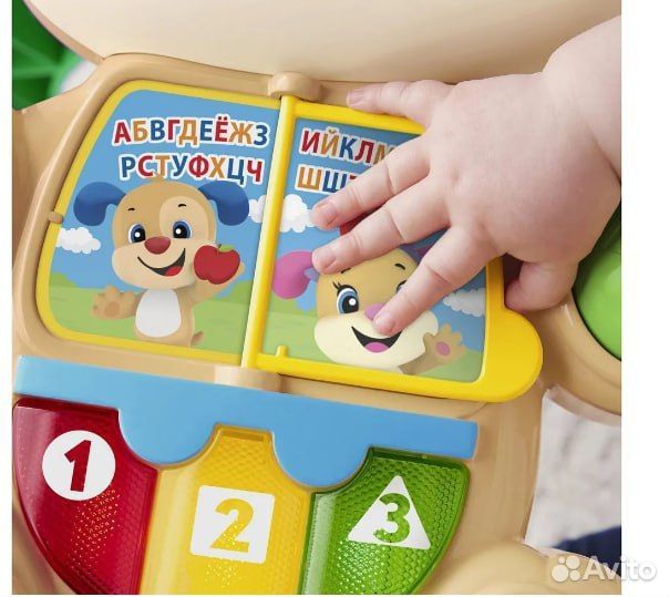 Игрушка каталка fisher price щенок