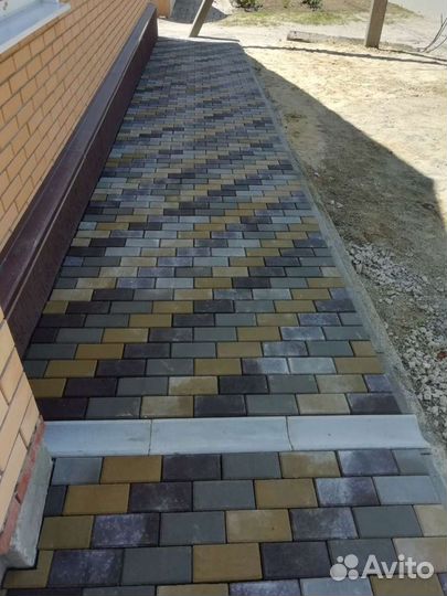 Укладка тротуарной плитки