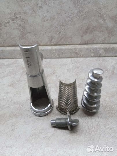 Соковыжималка шнековая, насадка на мясорубку, СССР