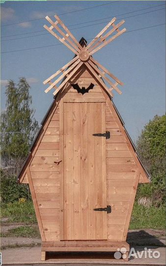 Дачный туалет деревянный Ж636