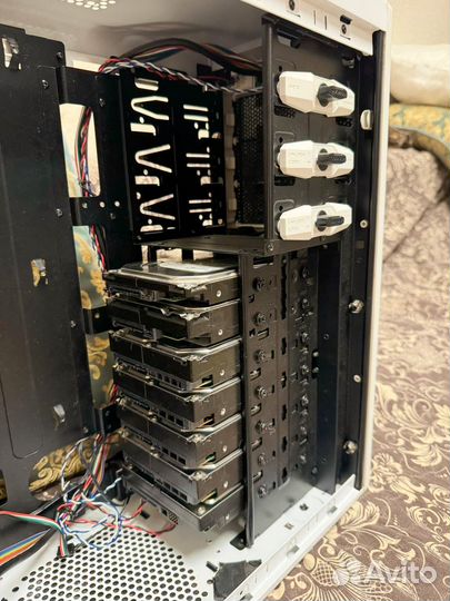 Корпус для пк белый с вентеляторами