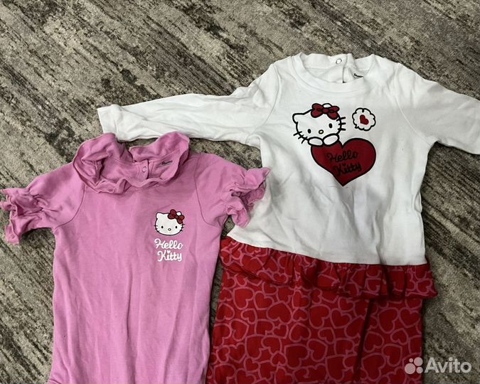 Боди и комбинезон для девочки hello kitty