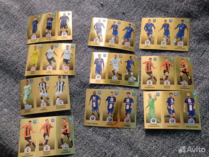 Наклейки с футболистами в альбом panini 2023