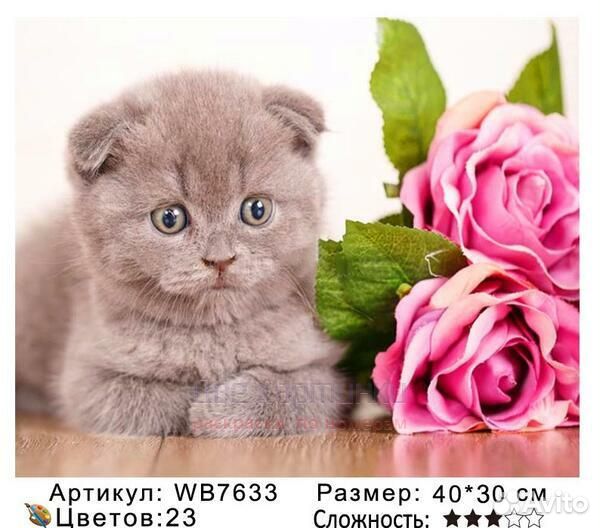 Картина по номерам 30x40