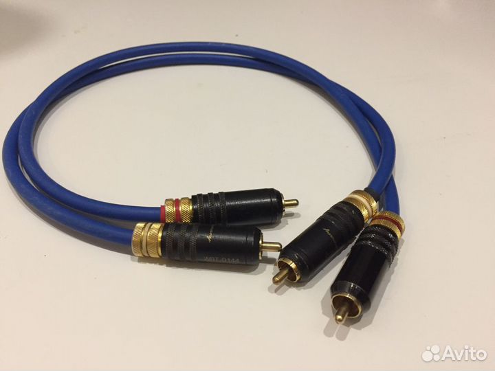 Audiosynthesis silver blue interconnekt