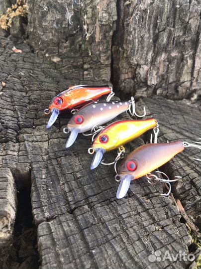 Воблеры на голавля Zipbaits Rigge 35 SS набор 4 шт