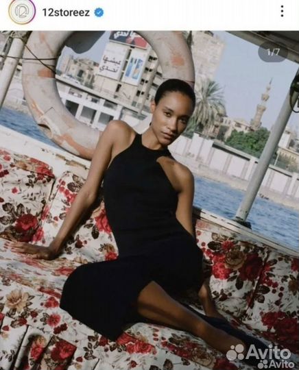 Платье с вырезом халтер 12 storeez