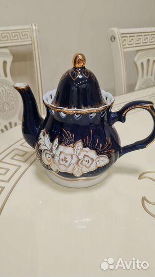 Чайник заварочный фарфоровый большой