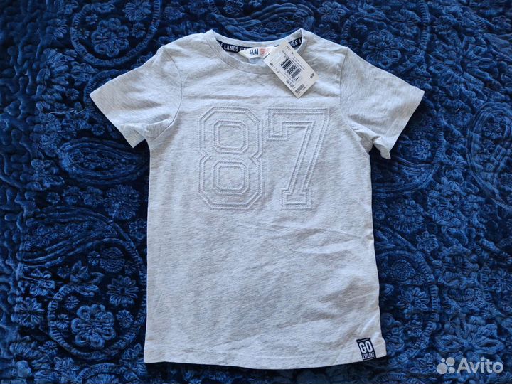Новые футболки на мальчика H&M 110-116