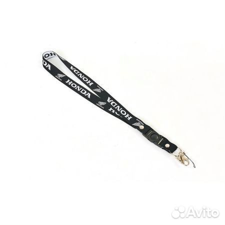 Шнурок на шею Honda, Черно-красный