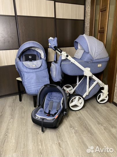 Детская коляска 3в1 Adamex Luciano