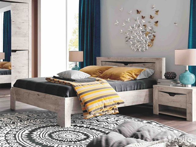 Спальный гарнитур «Соренто» с двуспальной кроватью