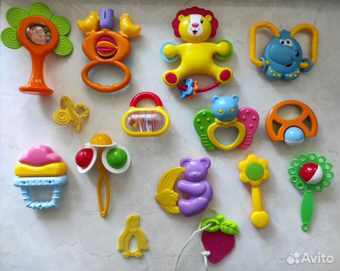 Погремушки грызунки пакетом