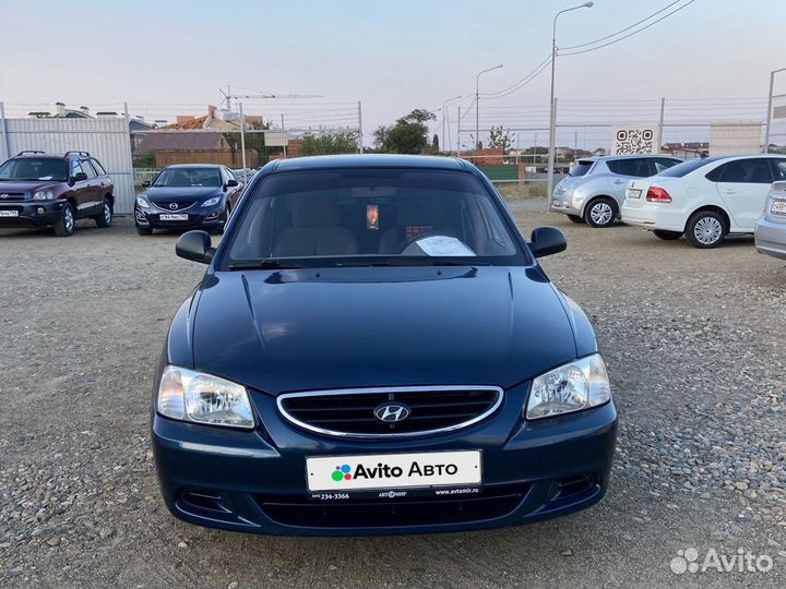 Hyundai Accent 1.5 AT, 2008, 146 333 км