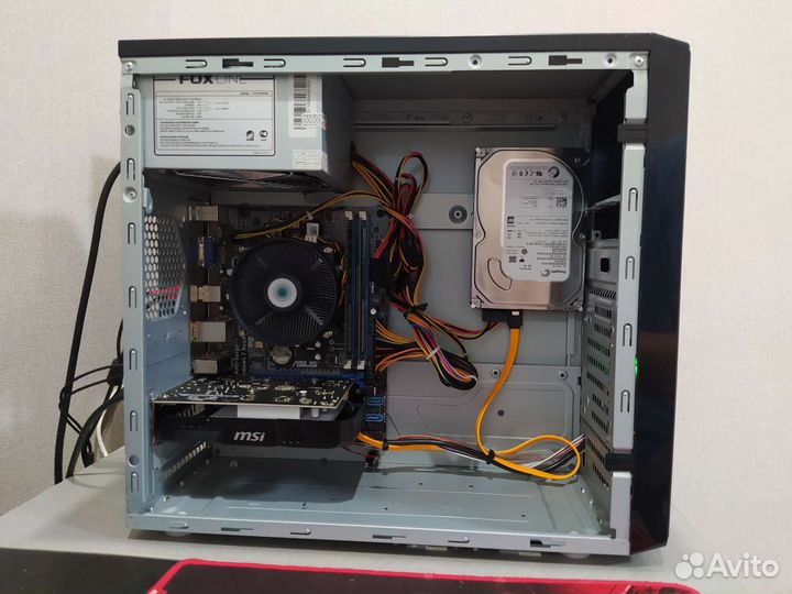 Игровой пк Intel Core i5, RX 550, 12GB