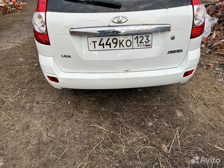 Задний бампер priora универсал