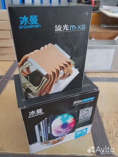 Кулер процессора Snowman 6 трубок